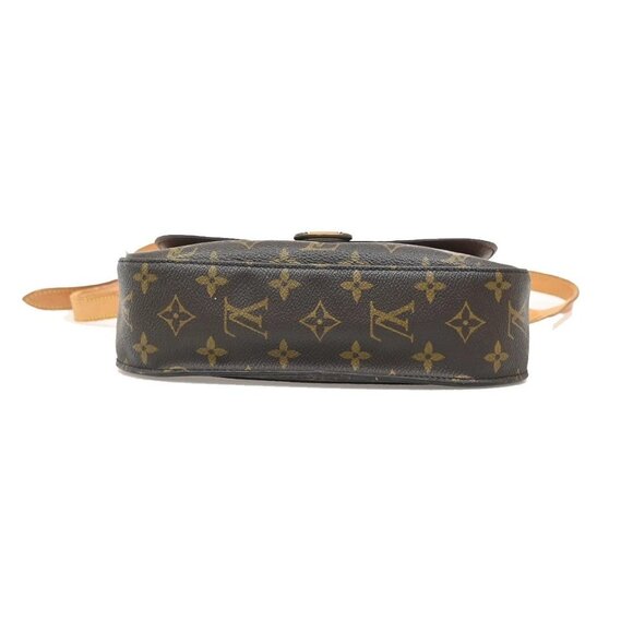 LOUIS VUITTON Saint Cloud GM Shoulder Bag Monogram Leather Brown M51242 39EF675 - Picture 6 of 15